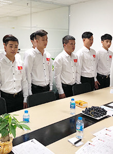 外国人技能実習生＿大分の管理組合プラスシーファクトリー協同組合＿2019年8月ベトナム送出機関